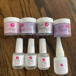 Revel mail dip powder set